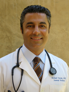 Portrait of Dr. Michael Farzam, MD, house call urgent care physician in Burbank